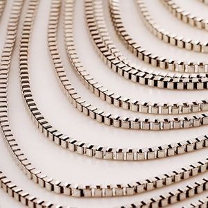 Punk Multi Layered Box Chain Necklace NWT